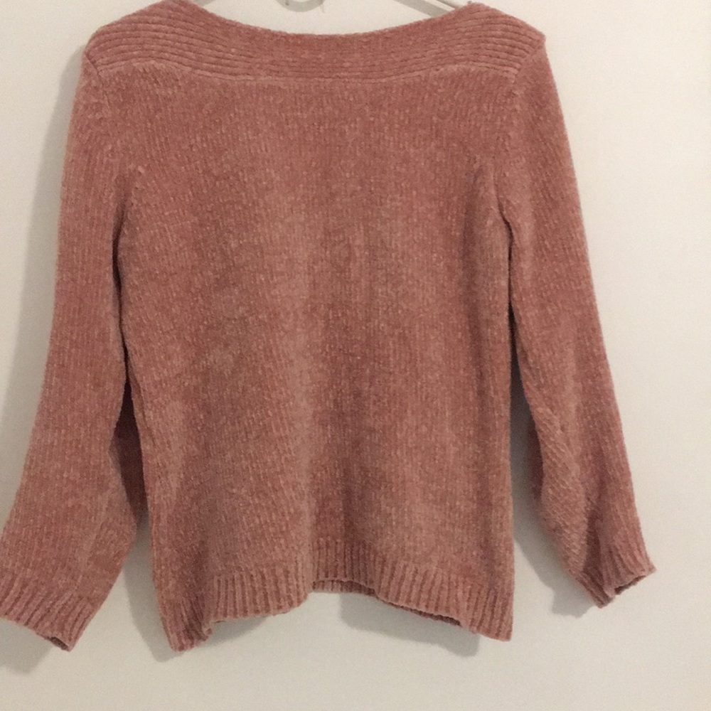Chenille boxy sweater